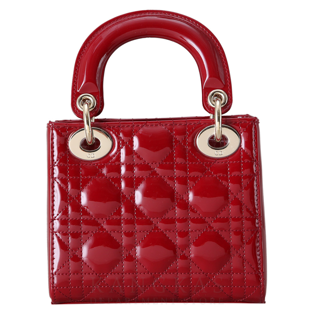 CHRISTIAN DIOR(USED)크리스찬디올 레이디디올 페이던트 미니 레드